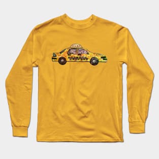 Yellow Taxi Cab Long Sleeve T-Shirt